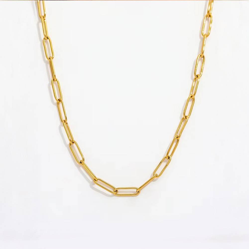 Serena Paperclip Necklace : 100660