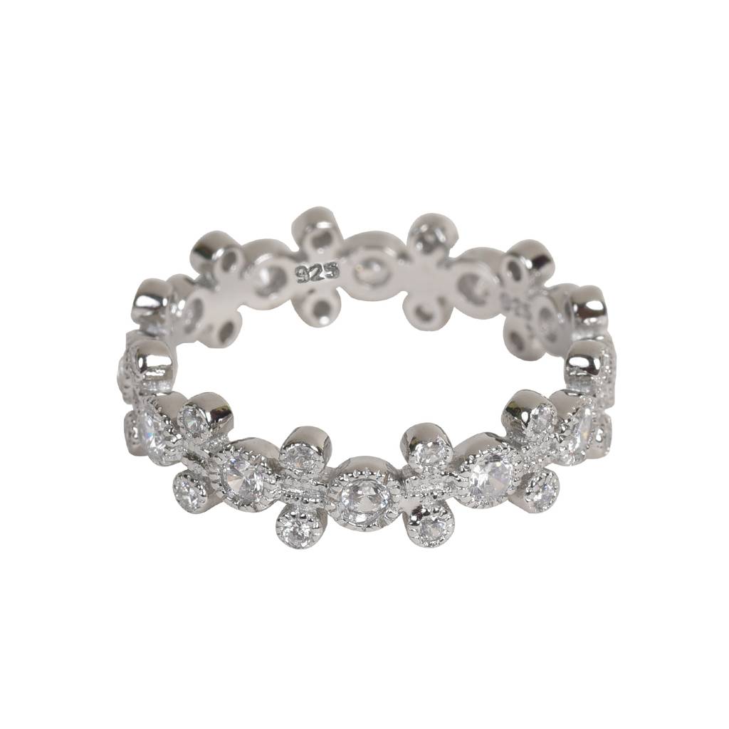 Petite 92.5 Sterling Silver Band Ring : SR017-7