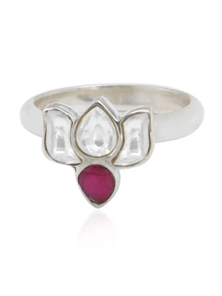 Silver Lotus Ring : U080SG003RO02001