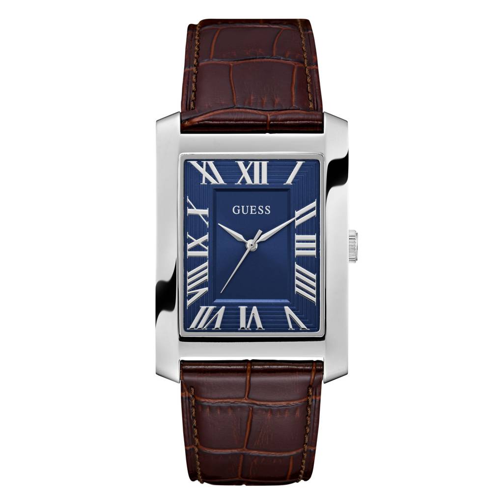 Guess Rectangle 34Mm Blue Dial Analog Men Watch - Gw1003G2 · Eternz
