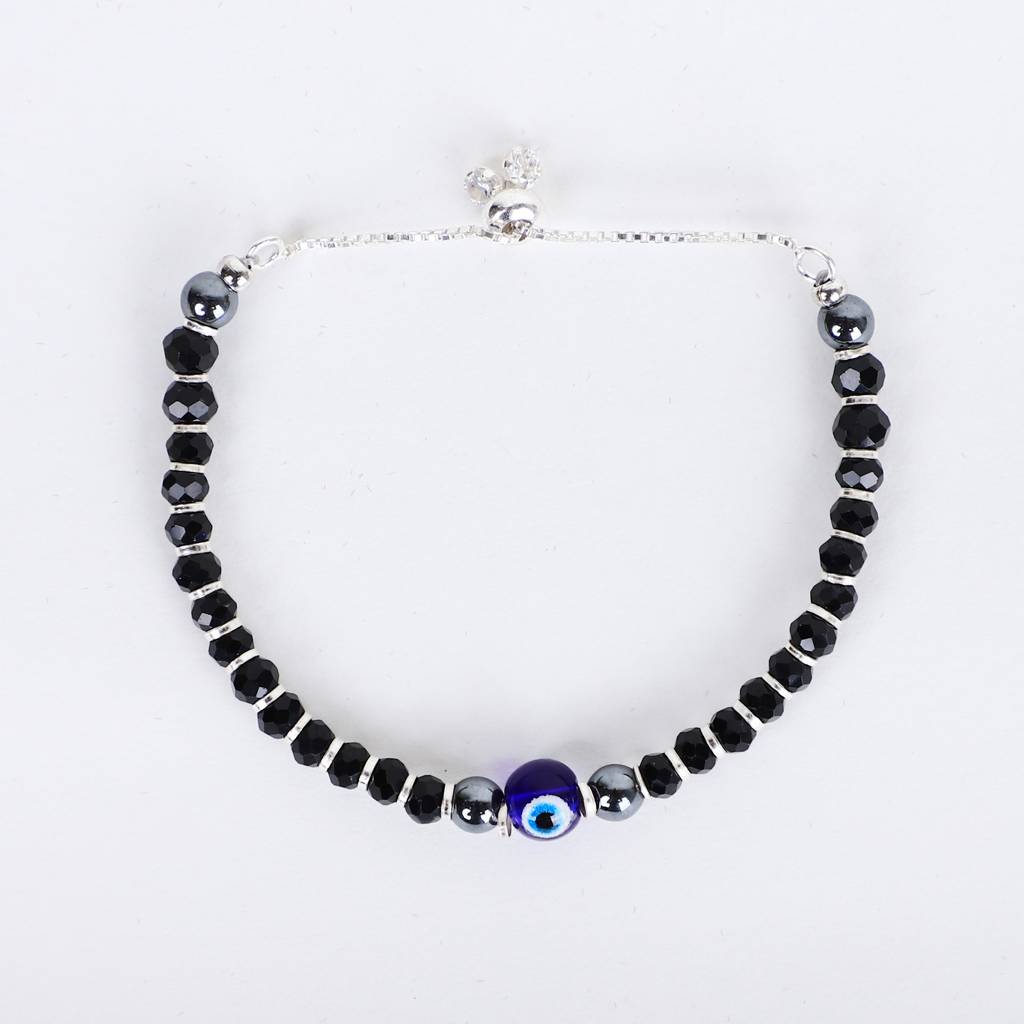 Delicate Baby Nazariya With Black Stones For Protection : NZ-BK-8928-BY