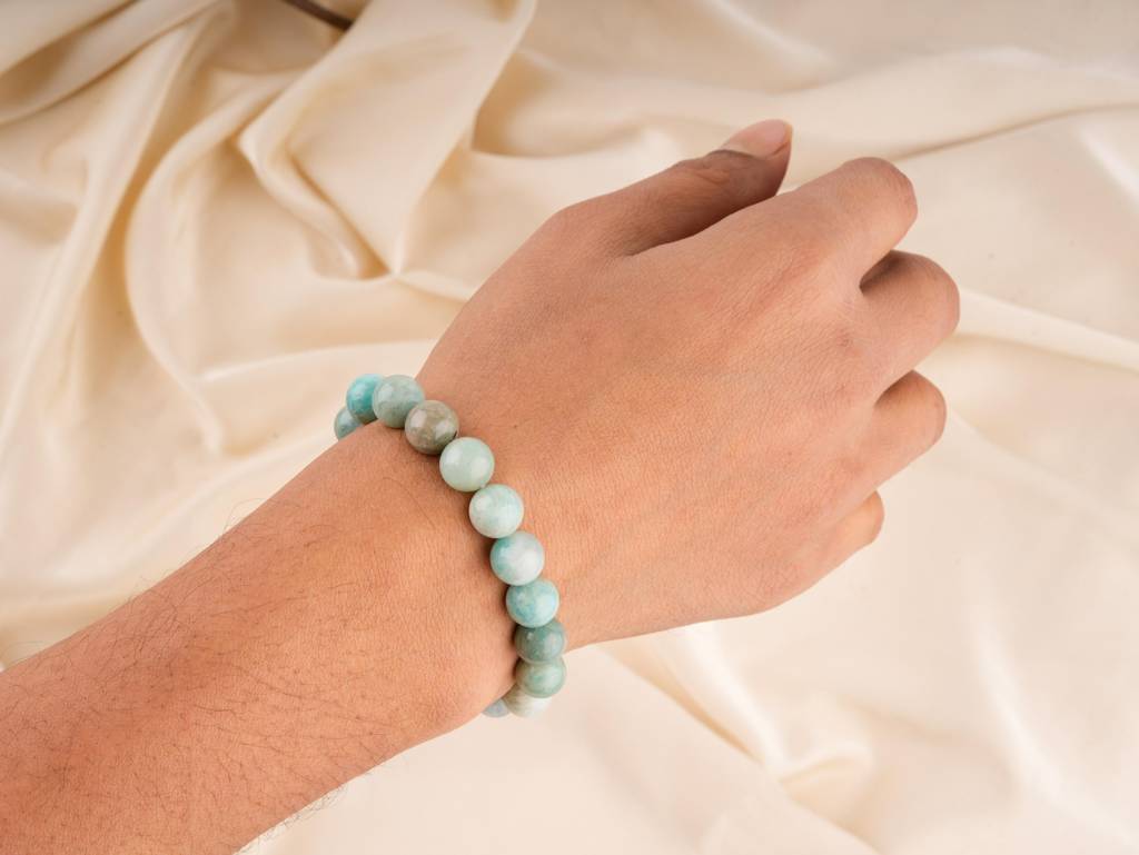 Amazonite  Gemstone Bracelet : BBM46