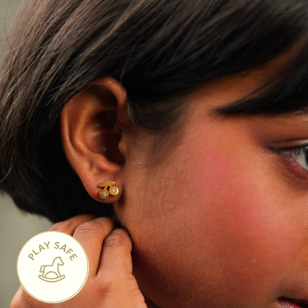 Kids Cherry Stud Earring : EA611502G