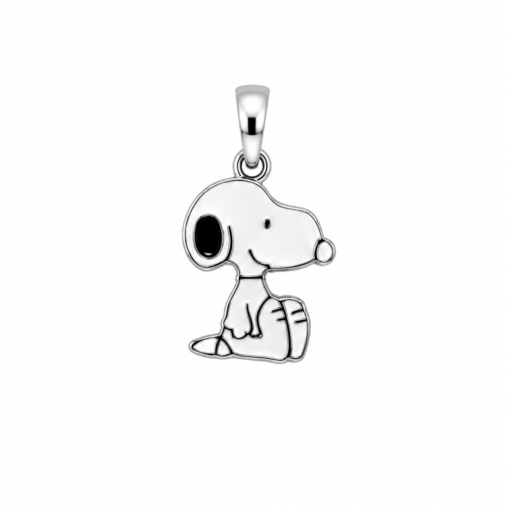 925 Silver Little Snoopy Kids Necklace : PH05945