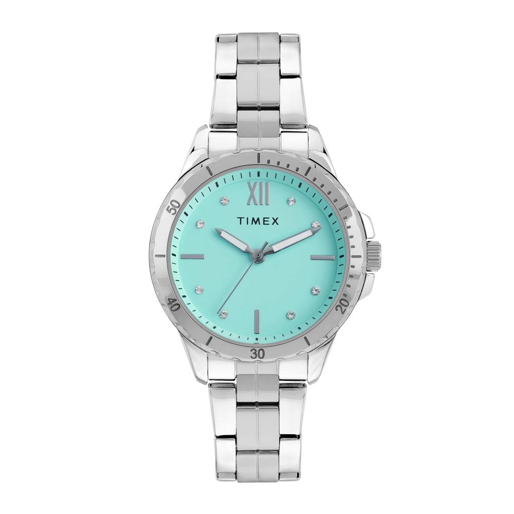 Timex Round 37Mm Dial Analog Women Watch - Twel232Smu01 : TWEL232SMU02