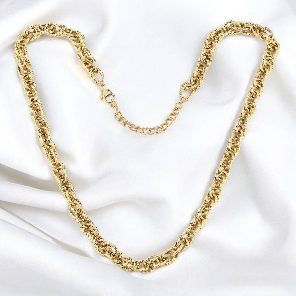 Mesh Gold Chain : MeshGoldChain-CL-NK-CG-02