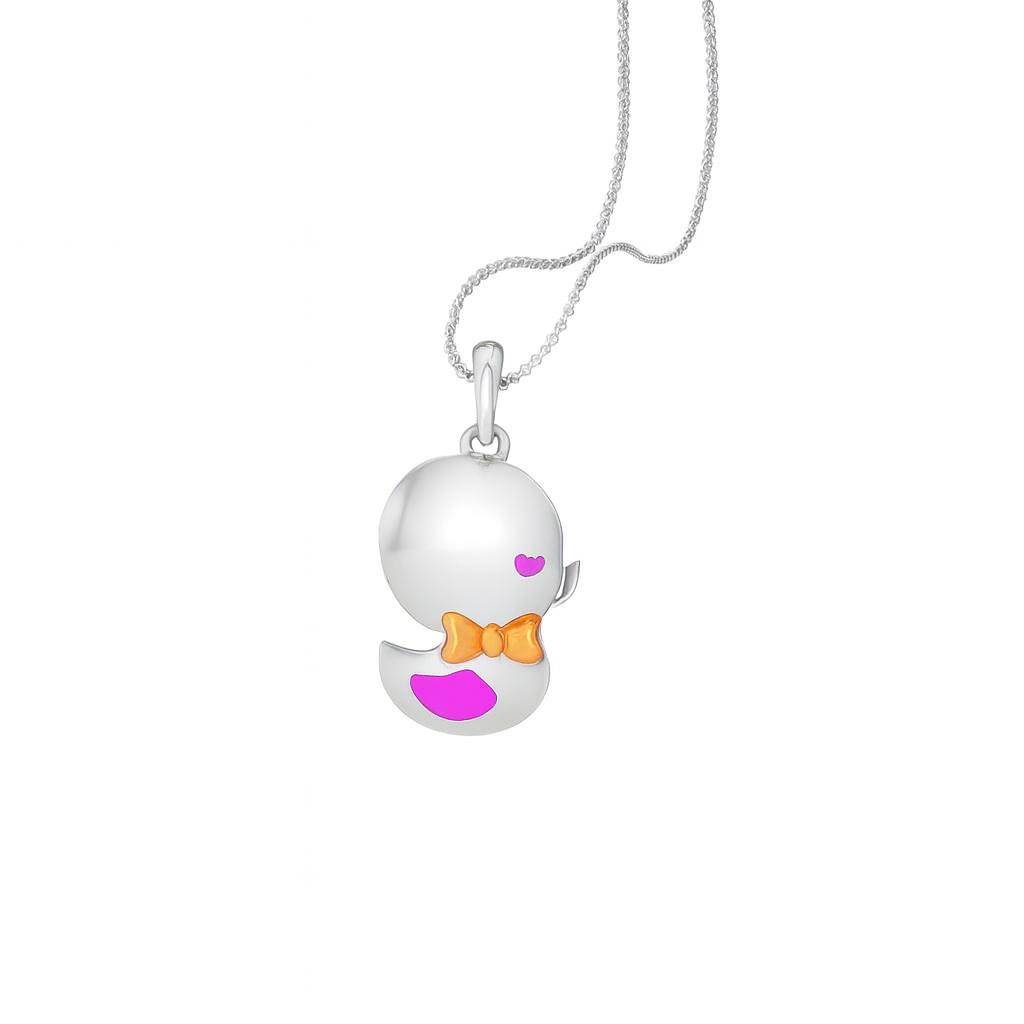 925 Pure Silver Duck Chain Pendant : CP1075