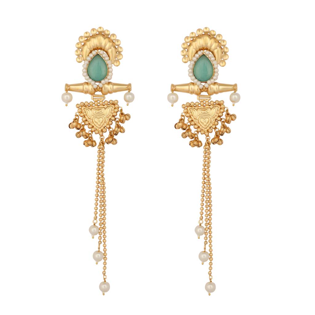 Serene Cascade Dangler Earrings : YI24A0440E