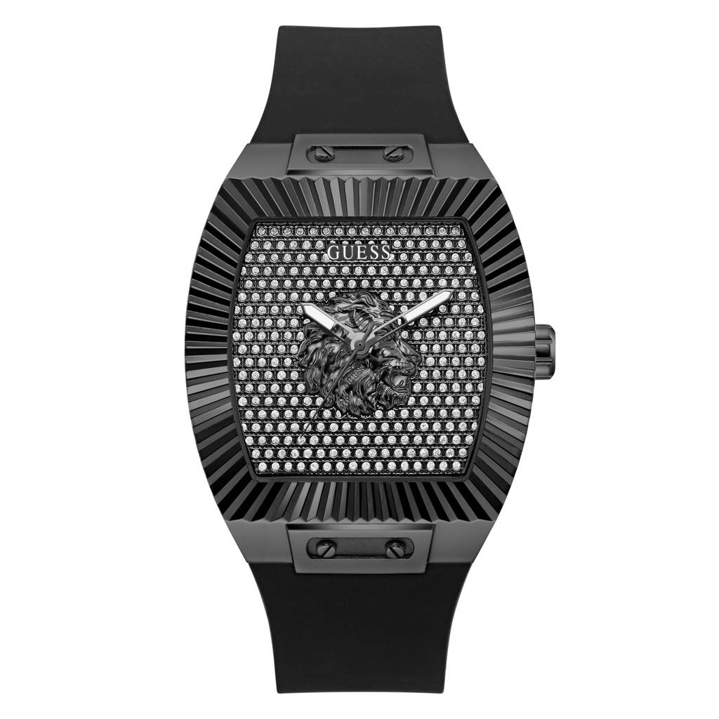 Guess Rectangle 43Mm Black Dial Analog Men Watch - Gw1066G3 | Guess ...