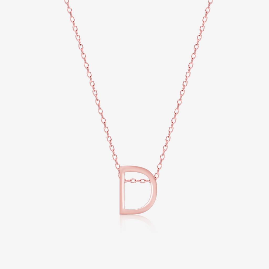 Divine D Initial Necklace : AIN13