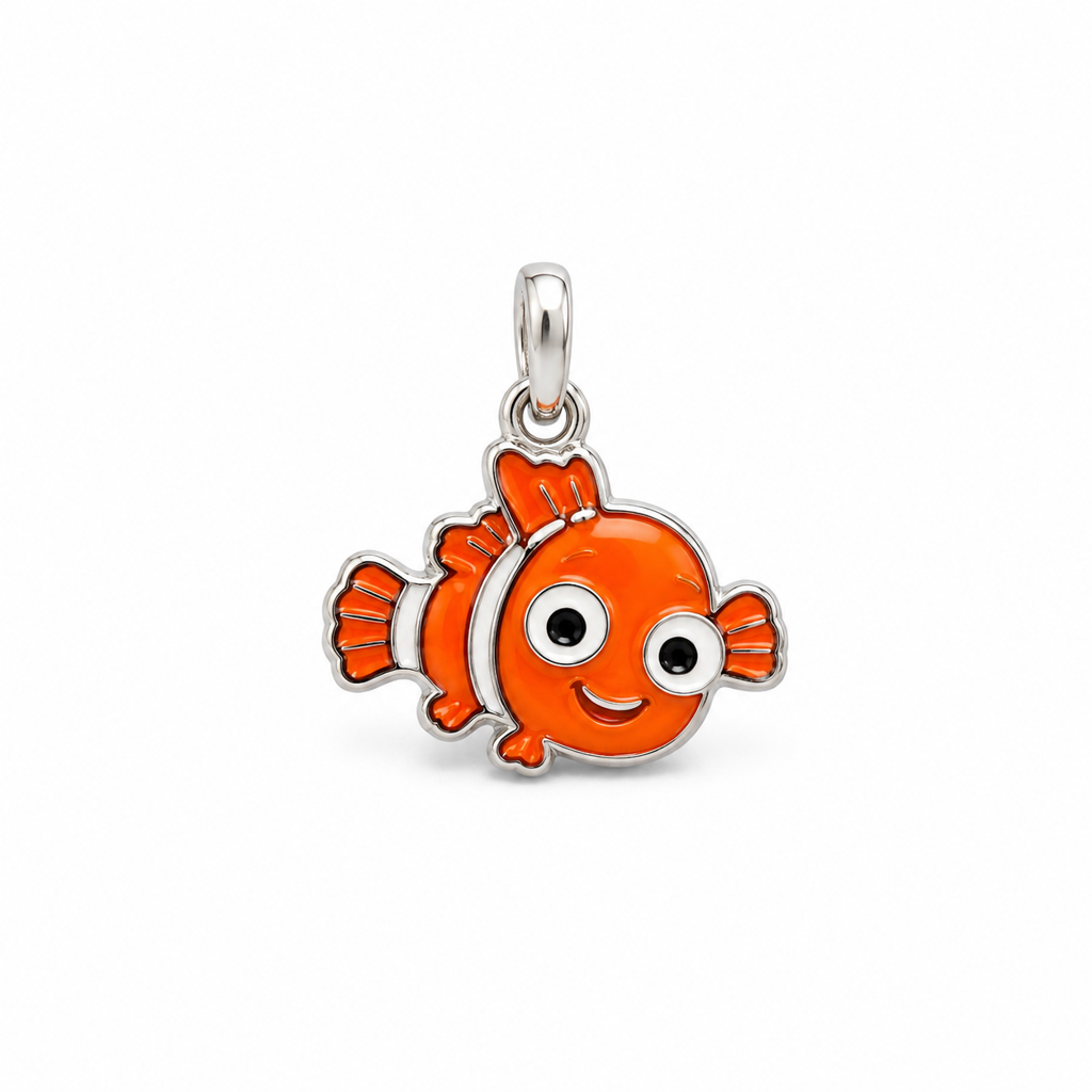 925 Silver Cute Ocean Fish Necklace : PH06000
