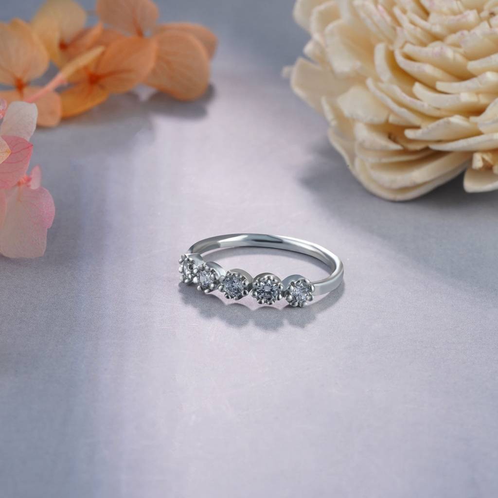 Silver Blossom Rings : TRLRIMP0065