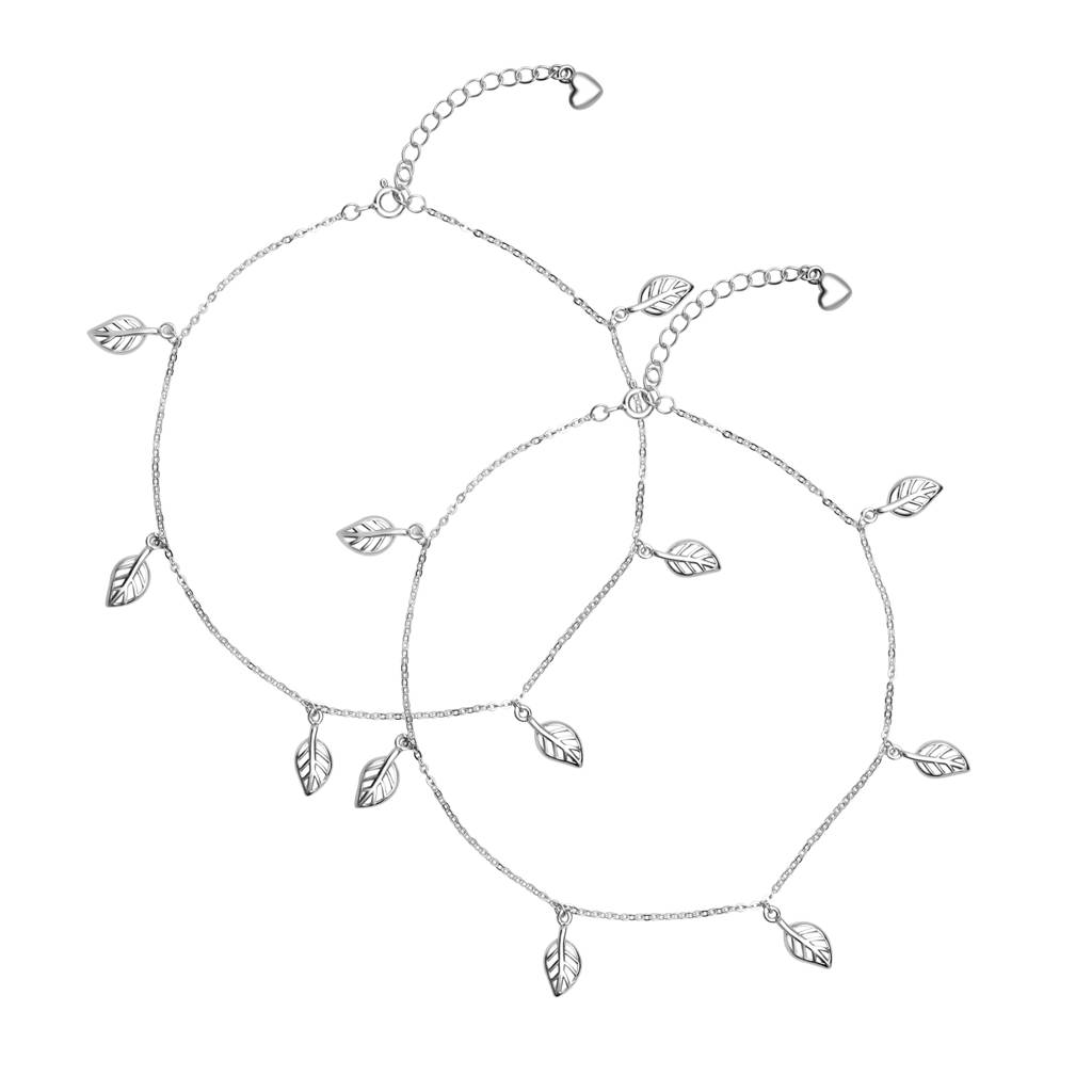 925 Pure Silver Multiple Charm Anklets -Ak1026 : AK1026