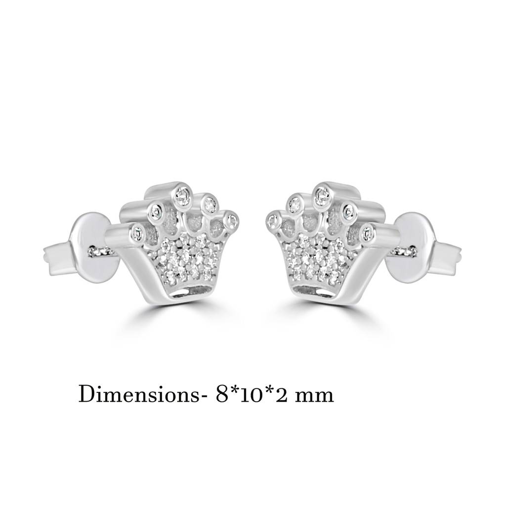 925 Pure Silver Charming Stud Earrings : TWP1202