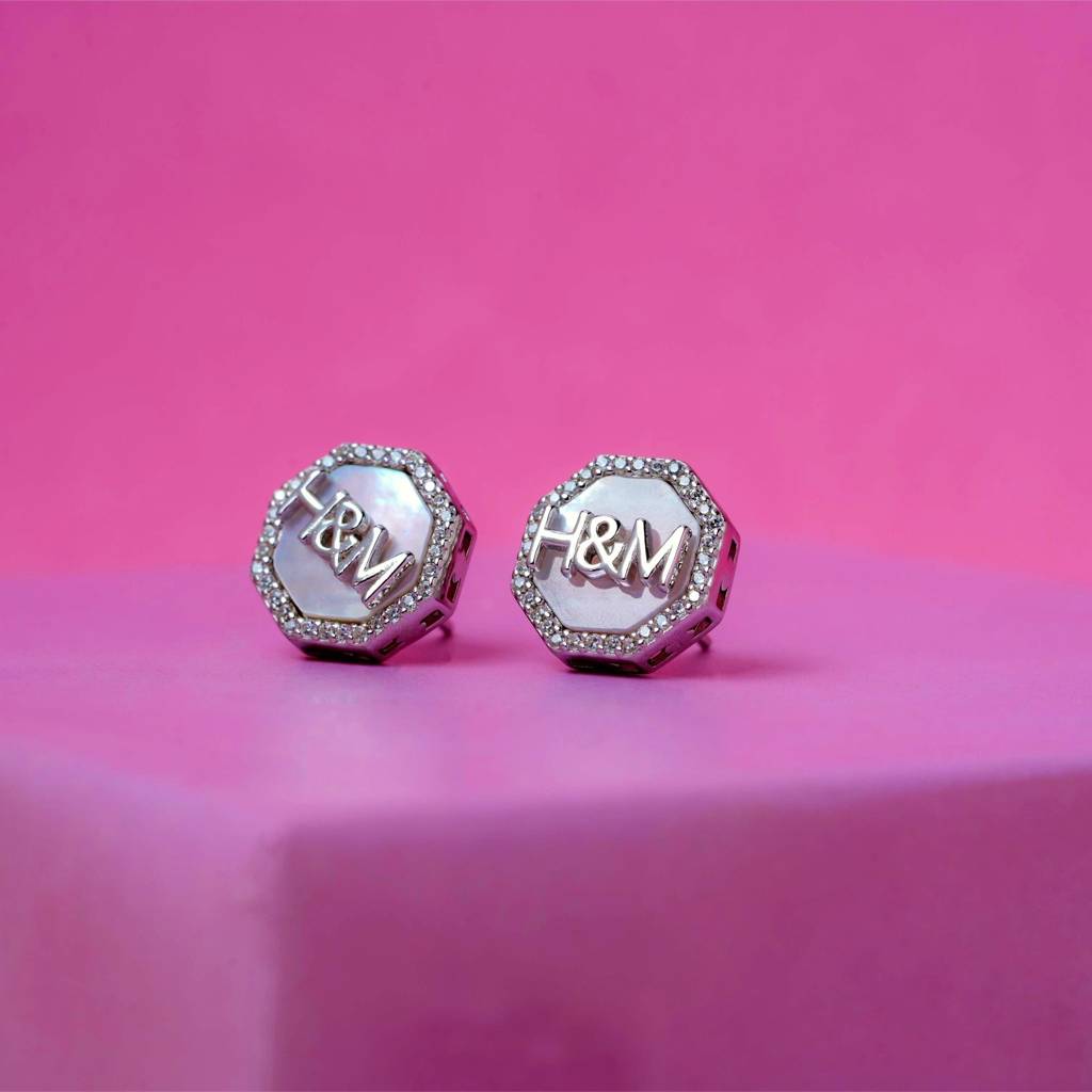 Silver H&M Classic Studs : KER217