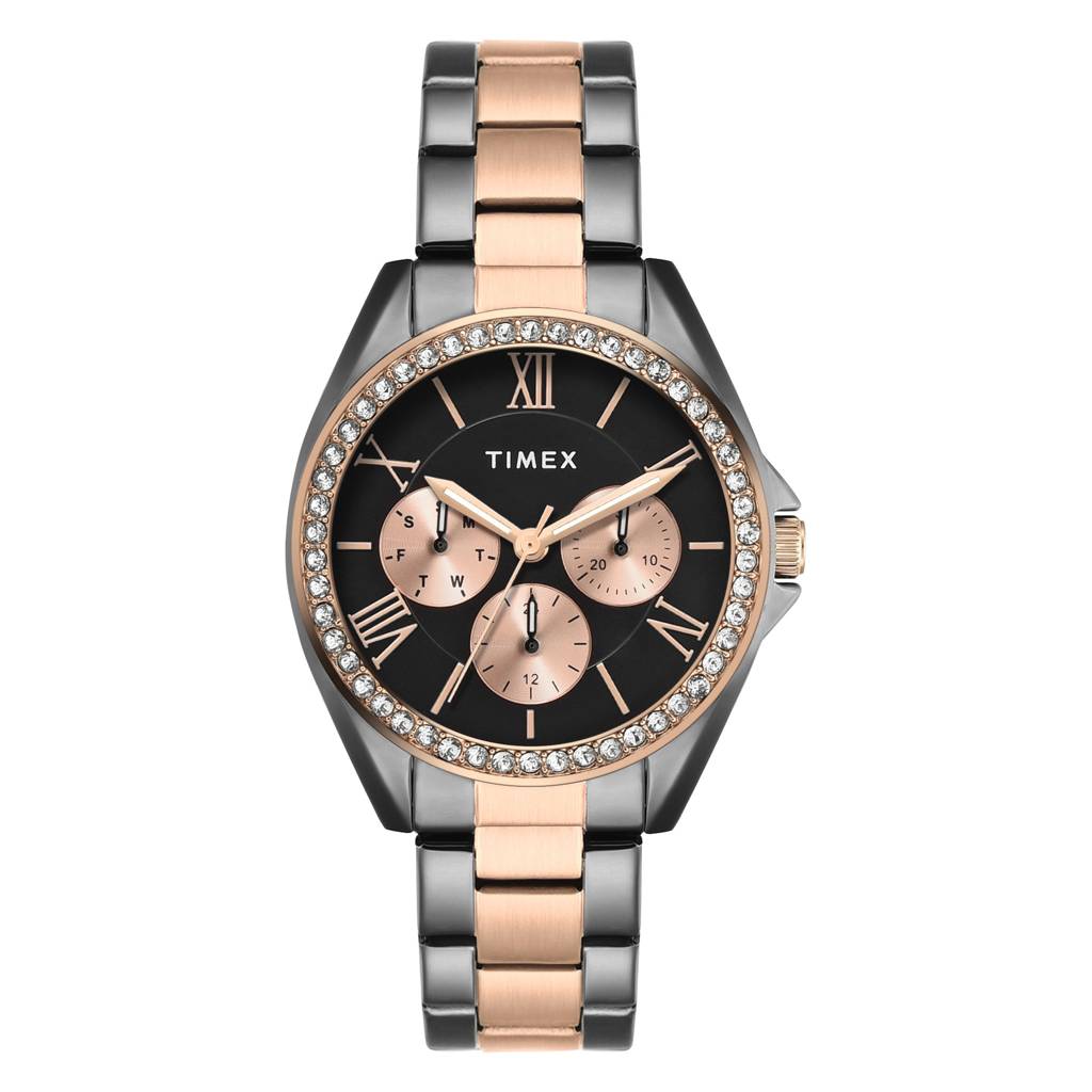 Timex Round 38Mm Dial Analog Women Watch - Twel253Smu01 : TWEL253SMU03