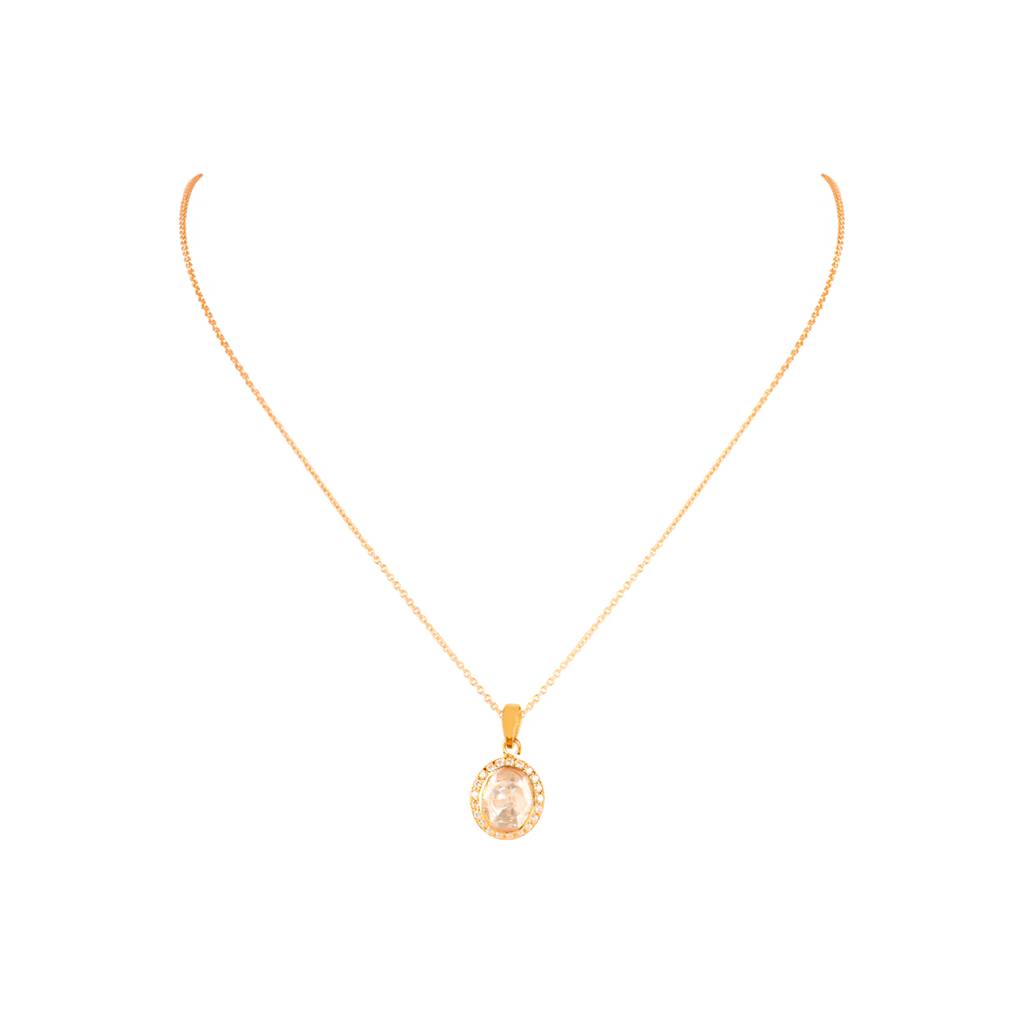 Moissanite Polki Pendant 5 : PJ104