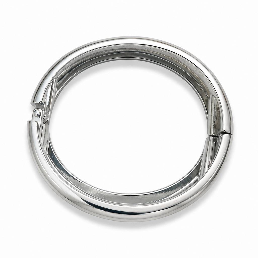 Sleek High-Polish Hinged Bangle : RRAPR26AID-83