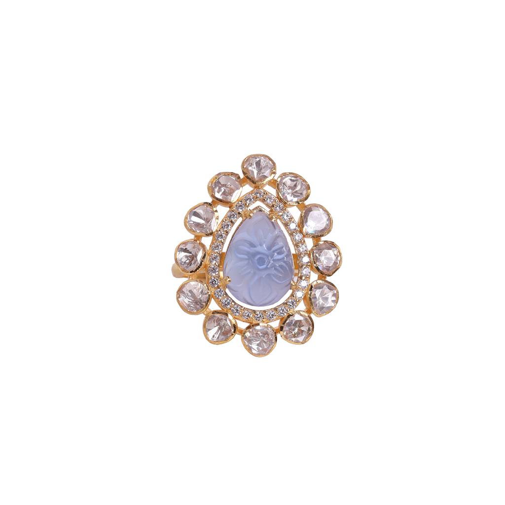 Moissanite Polki Ring 1 : PJ110
