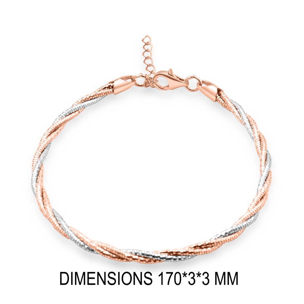 Classic 925 Sterling Silver Link Bracelet Crafted To Complement Any Outfit With Grace : BR1082