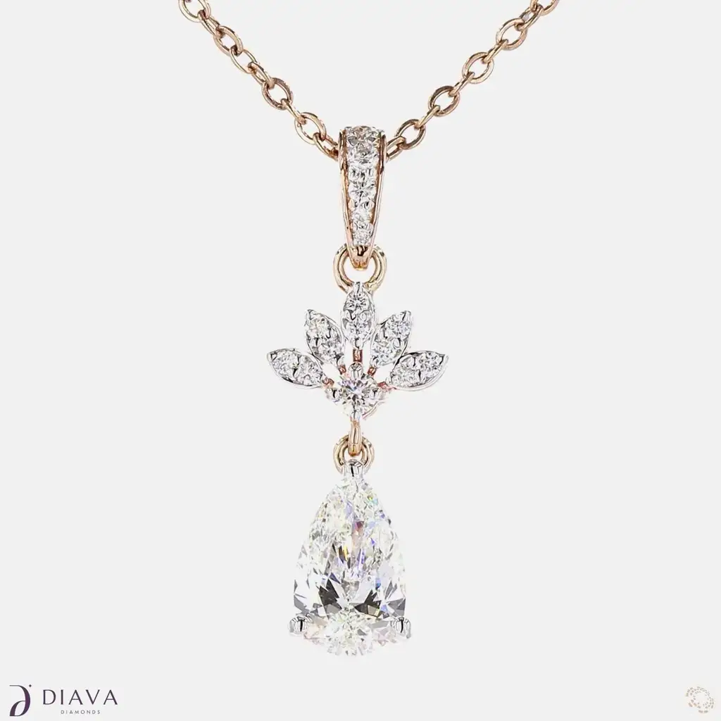 Blooming Teardrop Pendant : BloomingTeardropPendant