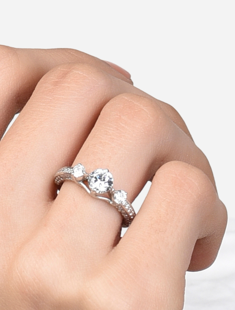925 Silver Pluto’S Moons Ring