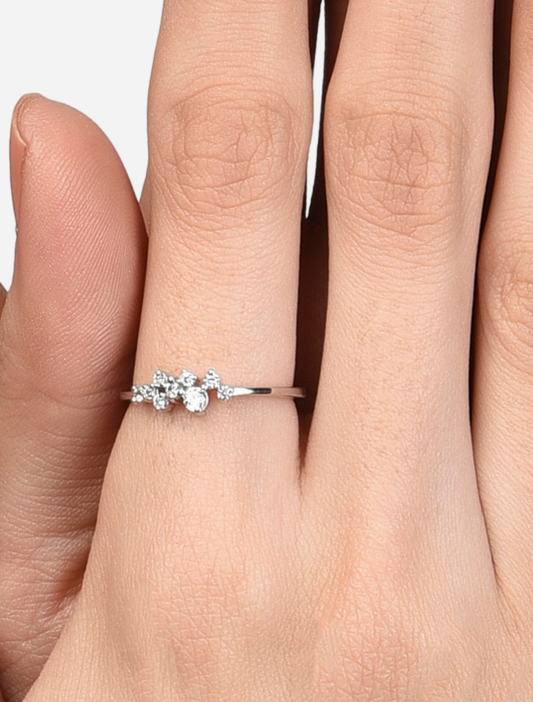 925 Silver Rosetta Ring
