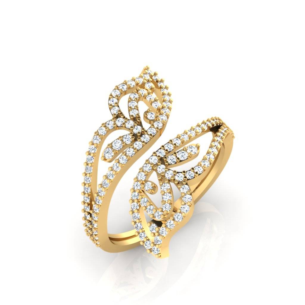 Cyra Designer Silver Ring