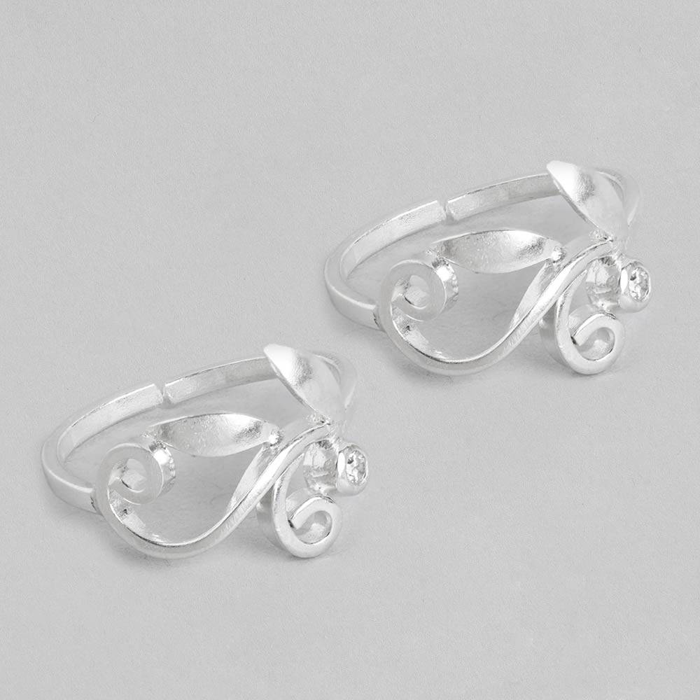 Silver 92.5 Toe Ring : Silver 92.5 Toe Ring : U080SO03TR0317
