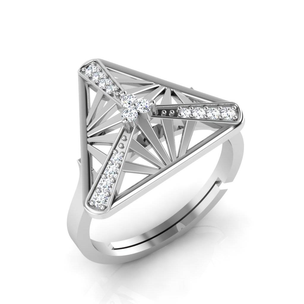 Larine Designer Silver Ring