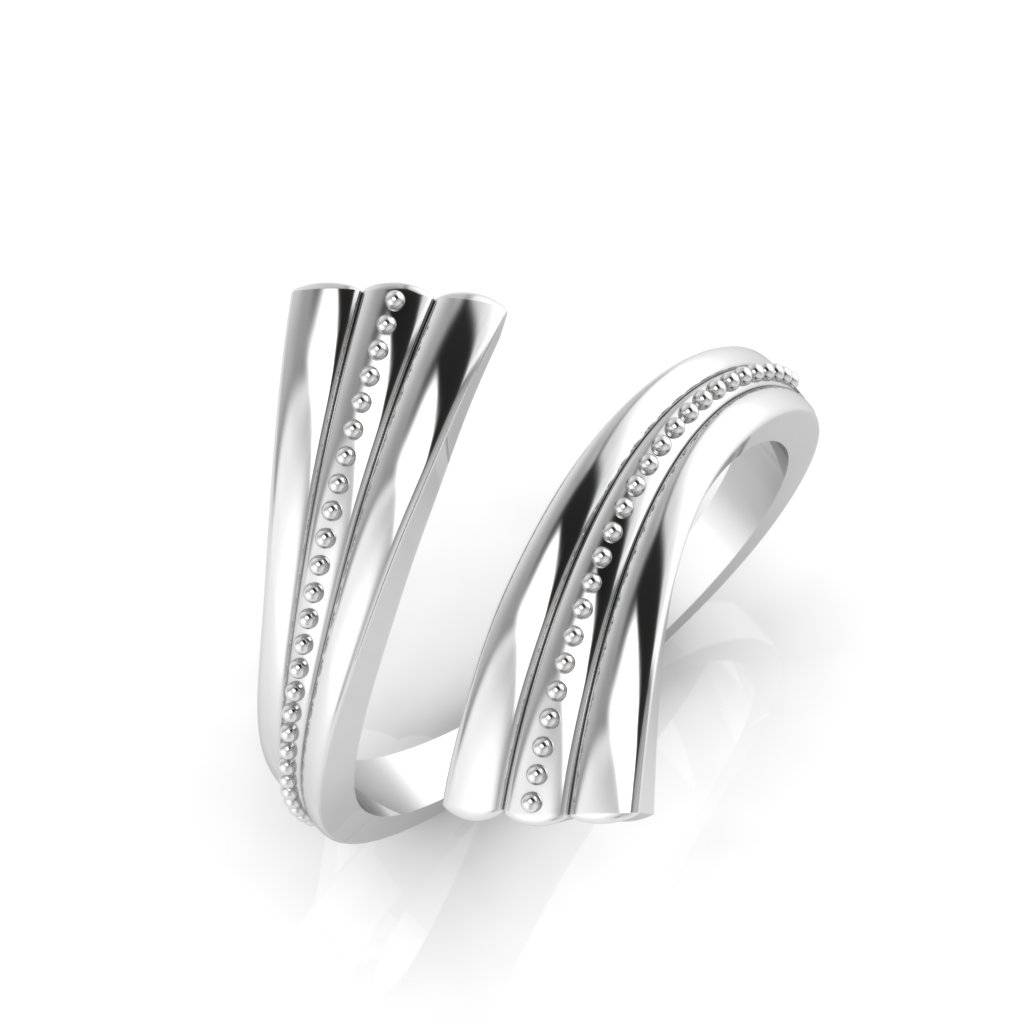 Aura Designer Silver Ring