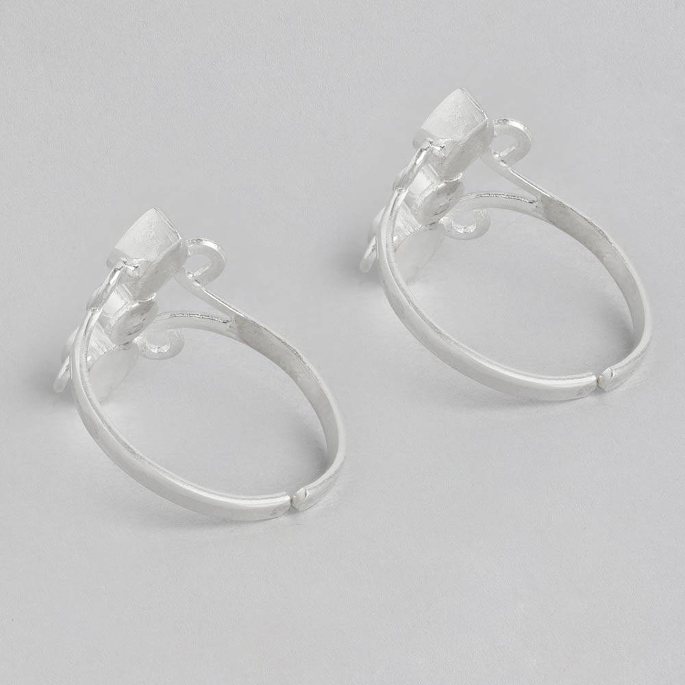 Silver Toe Ring 92.5 : Silver Toe Ring 92.5 : U080SO04TR0319