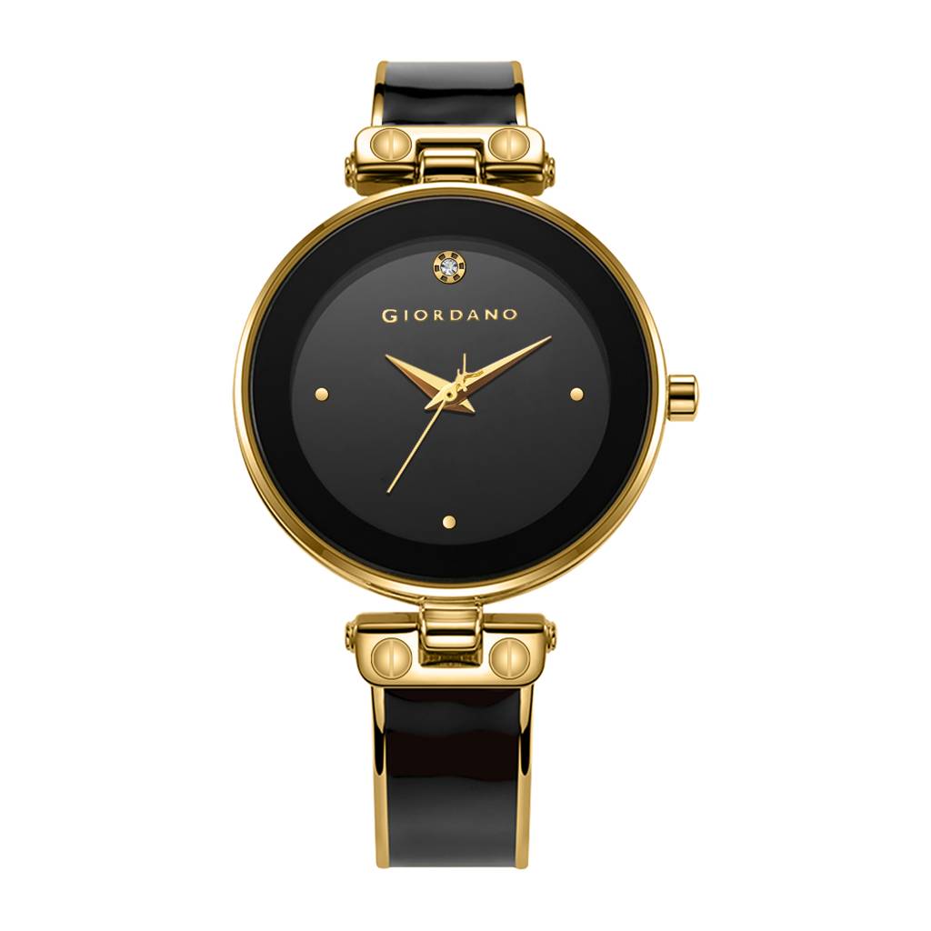 Giordano Designer Analog Watch For Women Â Glossy Round Dial & Bracelet Style Stainless Steel Strap-Gz-60099 : GZ-60099-44