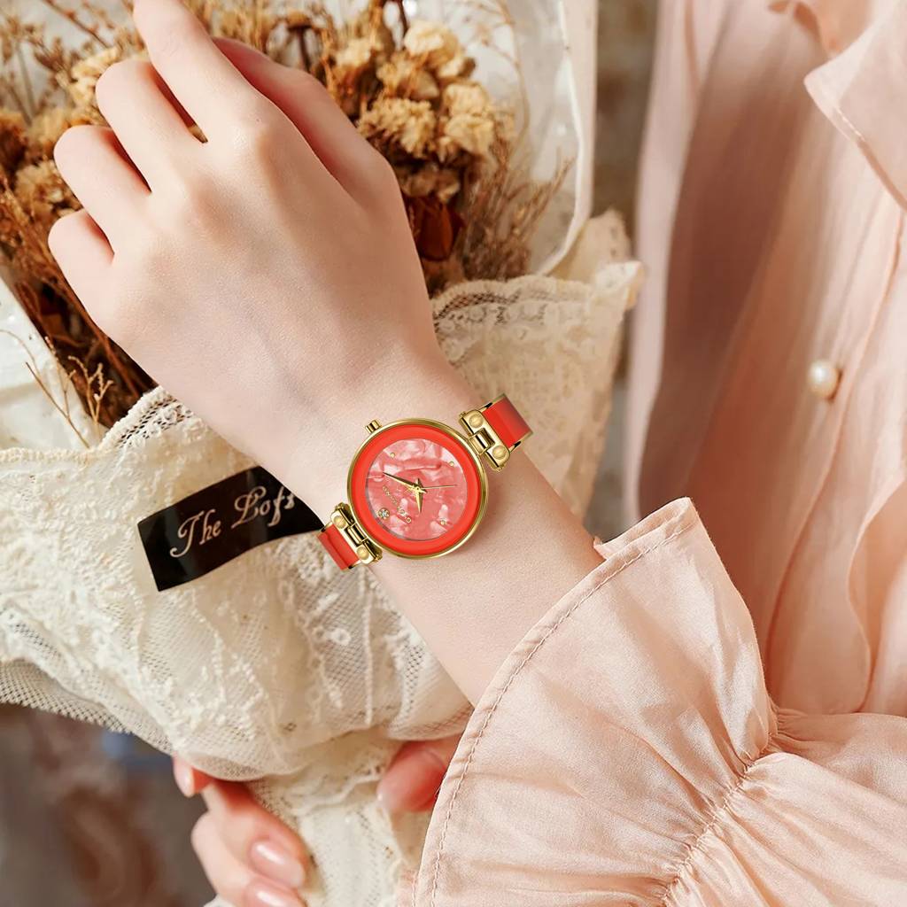 Giordano Designer Analog Watch For Women Â Glossy Round Dial & Bracelet Style Stainless Steel Strap-Gz-60099 : GZ-60099-55