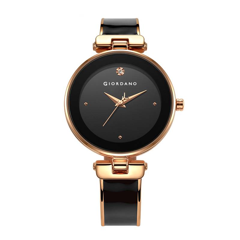 Giordano Designer Analog Watch For Women Â Glossy Round Dial & Bracelet Style Stainless Steel Strap-Gz-60099 : GZ-60099-11