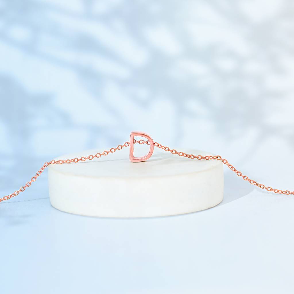 Divine D Initial Necklace : AIN13