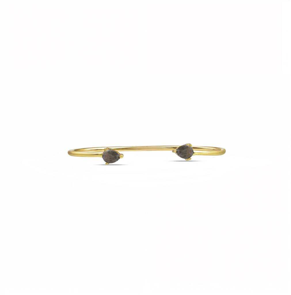 Labradorite Glow Cuff Bracelet : AWB-41-C