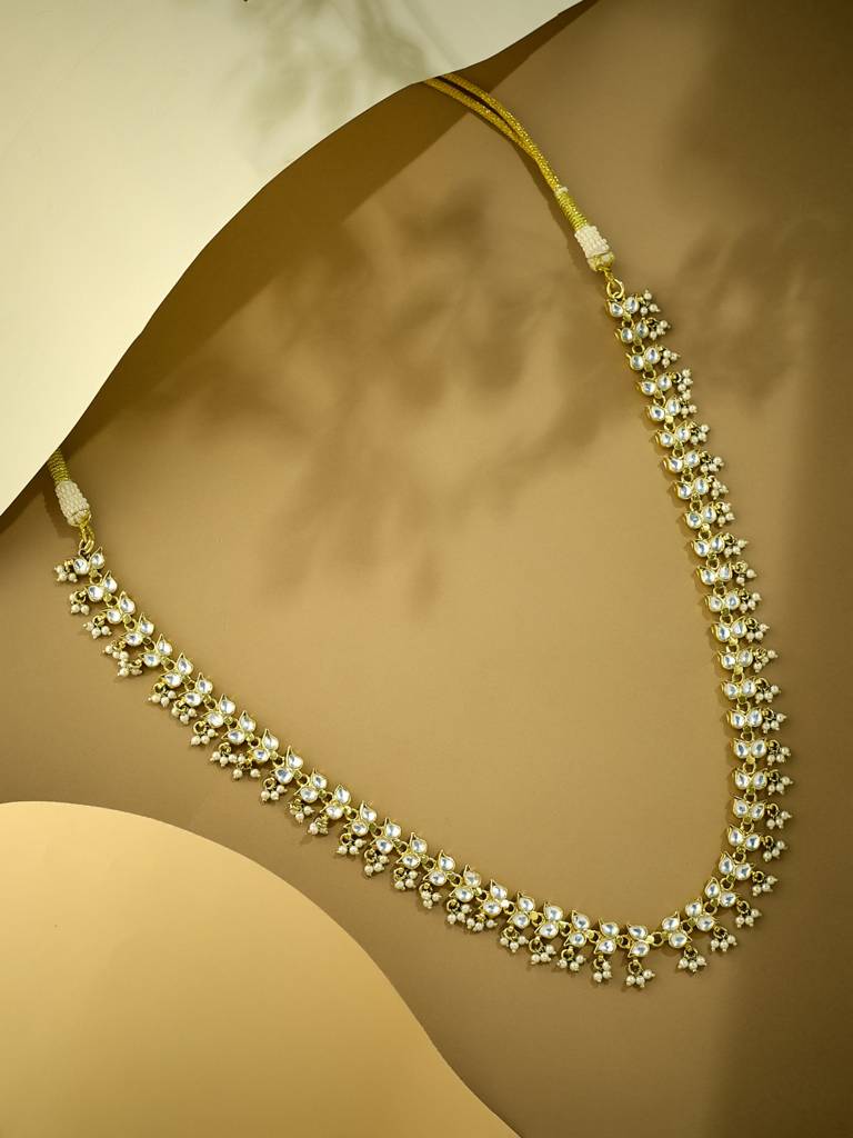 22K Gold-Plated Head Band Cum Choker : YI24A0209H