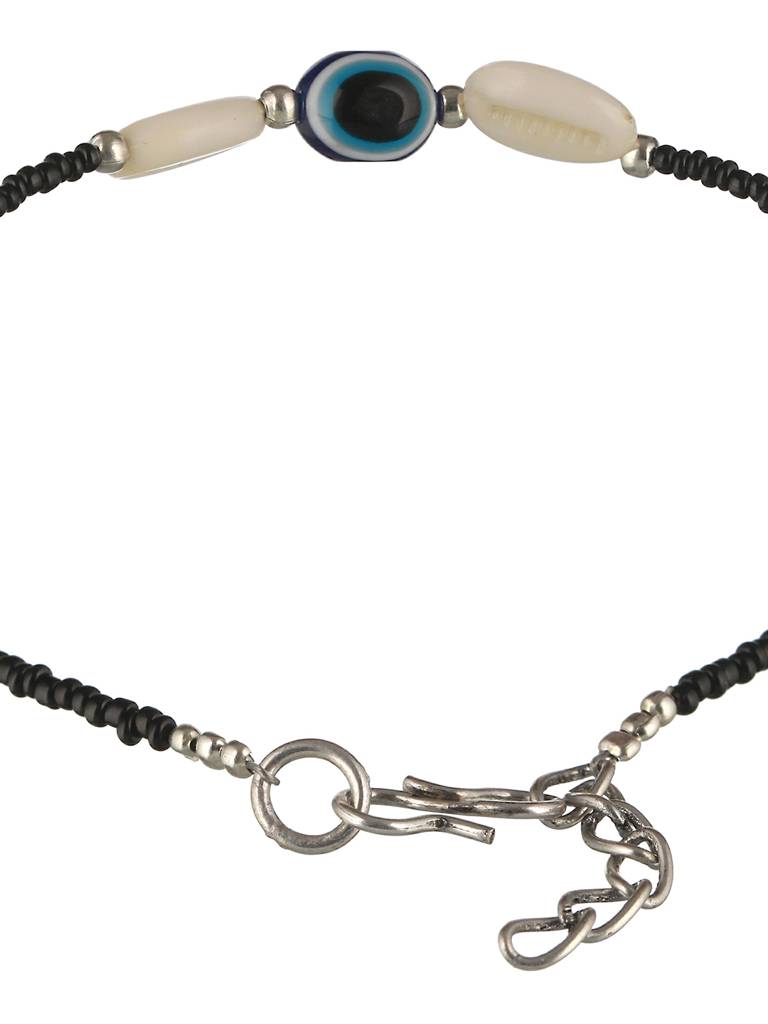 Set Of 2 Evil Eye Beaded Anklet : SJPL2014
