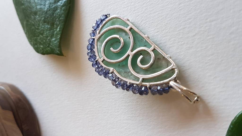 Exclusive Natural Emerald Unique Gemstone Pendant : NH-PDT-11-EM