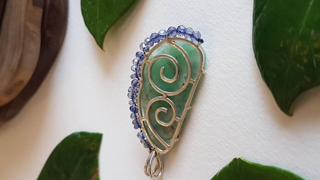 Exclusive Natural Emerald Unique Gemstone Pendant : NH-PDT-11-EM