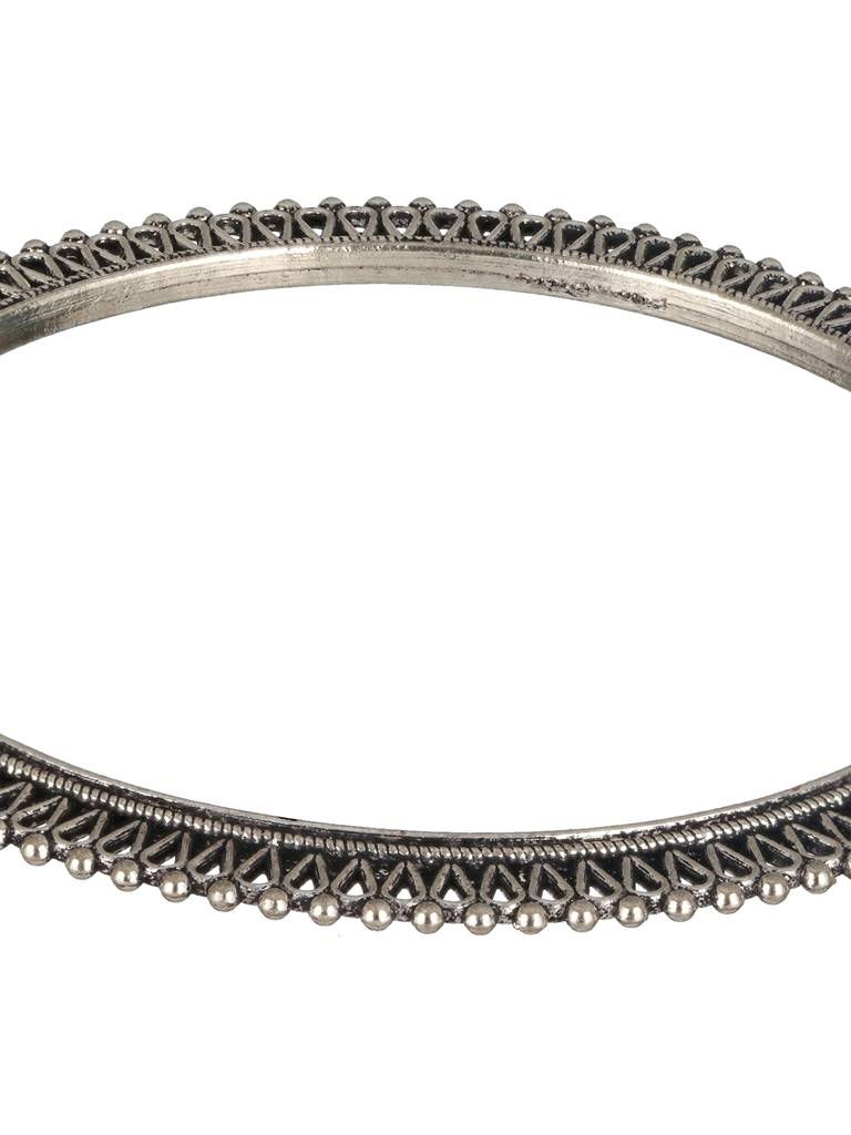 Set Of 6 Oxidised Silver-Plated Oxidised Bangles Set -Ba-Js23-60061 : BA-JS23-60061