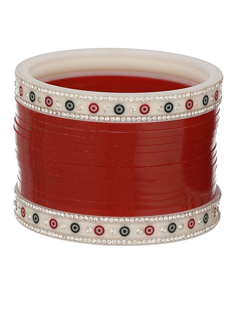 Set Of 36 Maroon Red Bridal Chuda Set-Ba-Js23-60065 : BA-JS23-60065