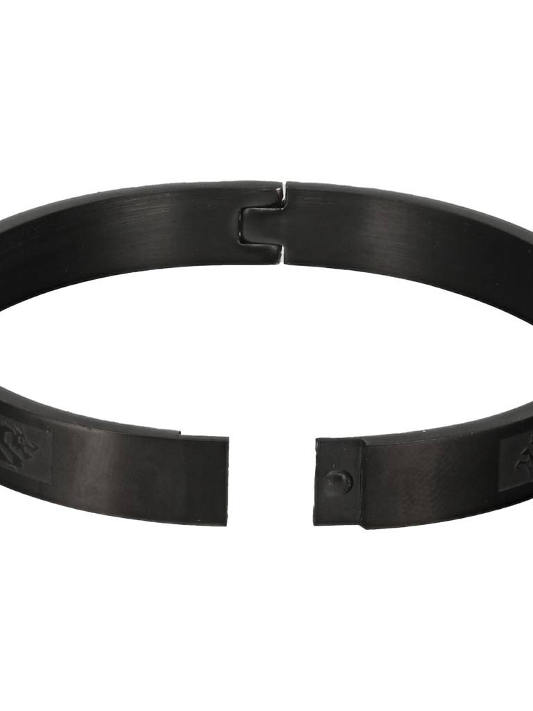 Men Stainless Steel Dragon Print Kada Bracelet : JSMBR35