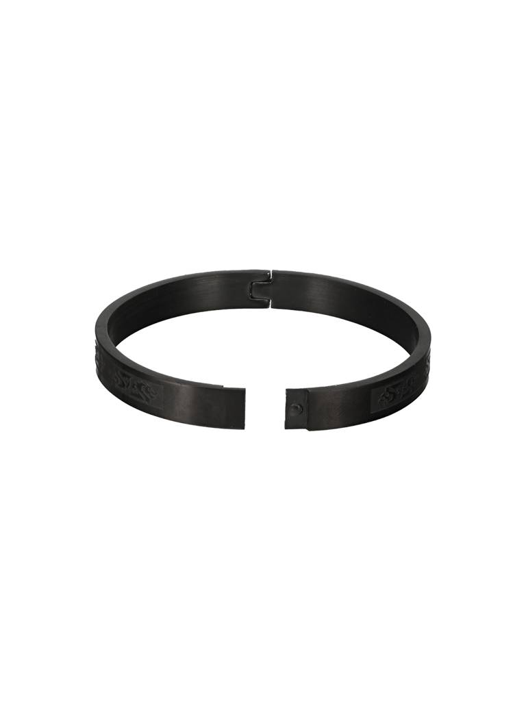 Men Stainless Steel Dragon Print Kada Bracelet : JSMBR35