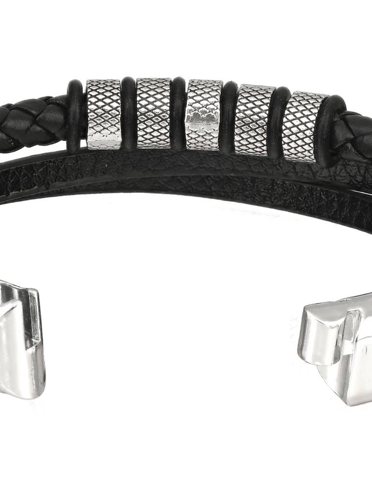 Men Leather Multistrand Bracelet : JSMBR42