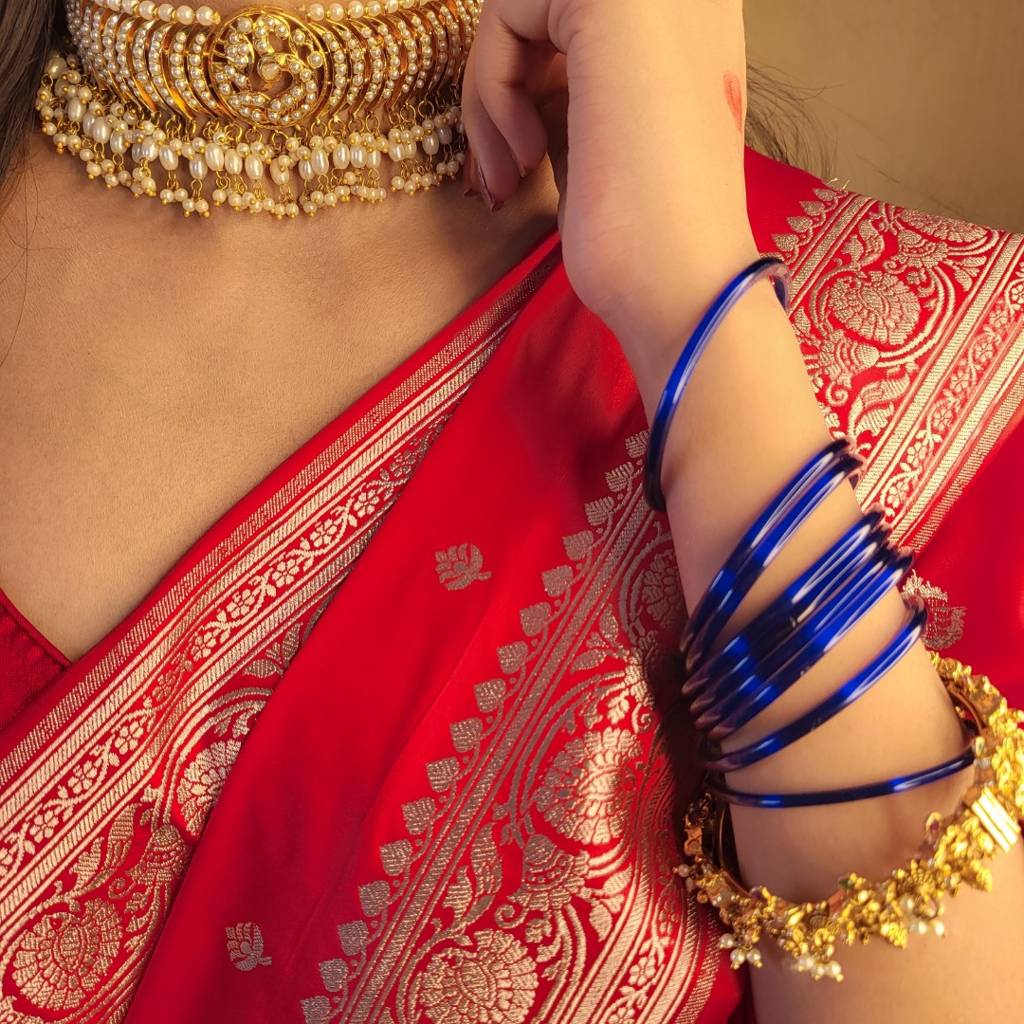 Sahiba White Jadau Pearl Choker  Necklace : NEC0005