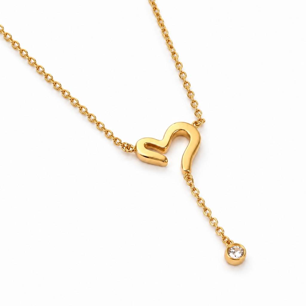 Heart Lariat Necklace : C2-N9