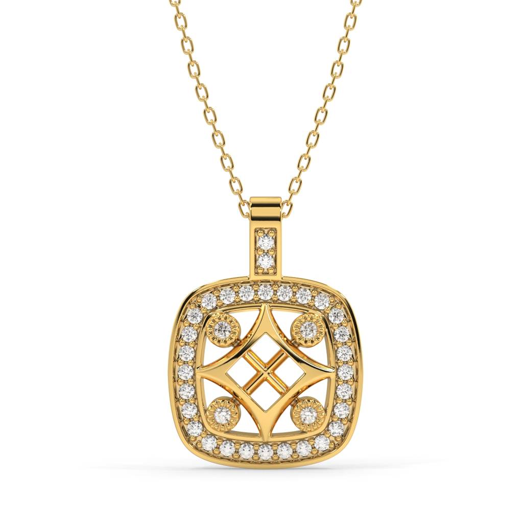 Vintage Alora Pendant : SLVR-PYG-47