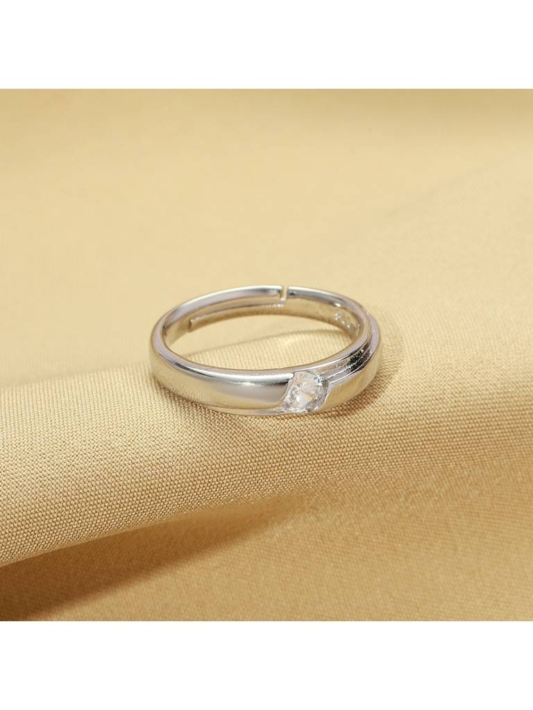Crystal Bliss Delicate Ring For Girlfriend & Boyfriend : RC24342-S